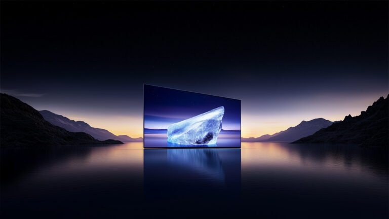 花瓣素材_电器系列写实大电视自然场景电商产品展示图_193915796